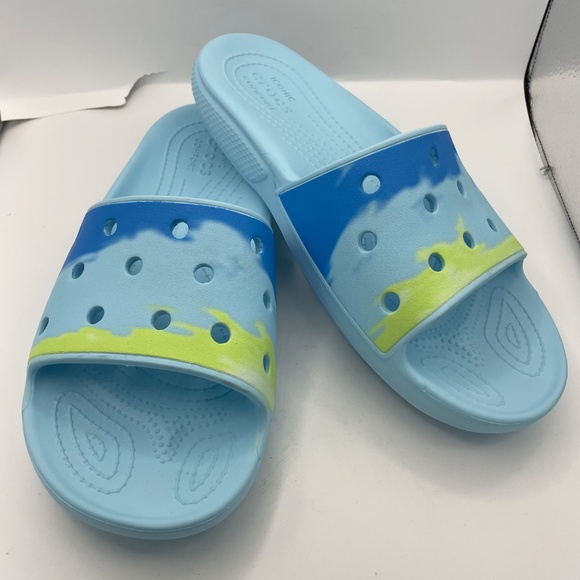 CROCS classic unisex ombre comfy slide sandals Size 10men/ 12women main image 7